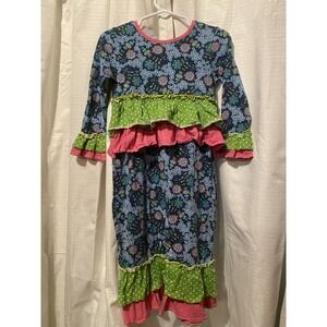 Flit & Flitter‎ Ruffle Romper 24months Blue Floral